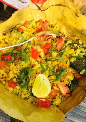 A picture of Kanda Poha.