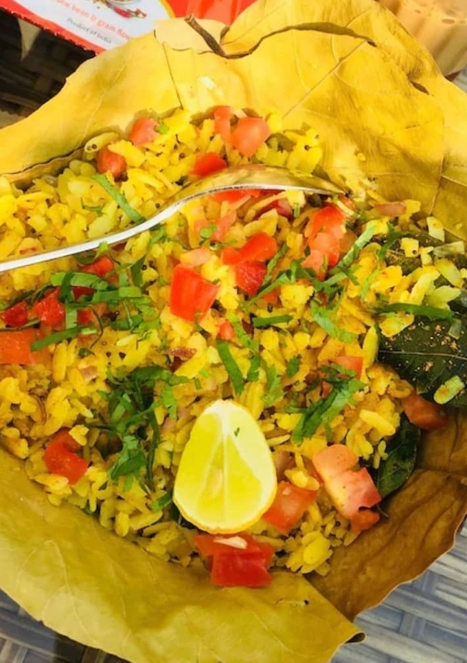 A picture of Kanda Poha.