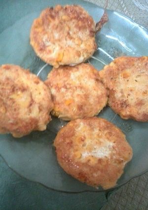 A picture of Chicken Corn kabab.