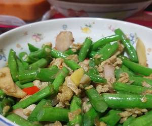 Resep Populer Tumis Buncis amp Telor saus Tiram Praktis Enak