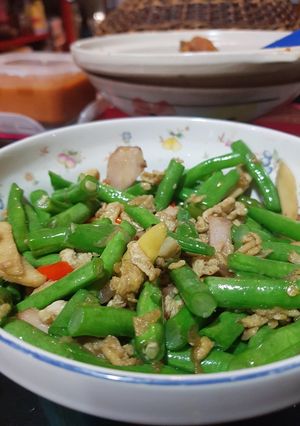 Foto resep Tumis Buncis & Telor saus Tiram