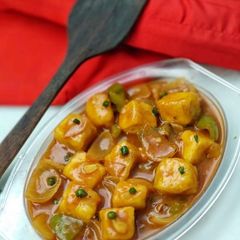 A picture of Chilli paneer.