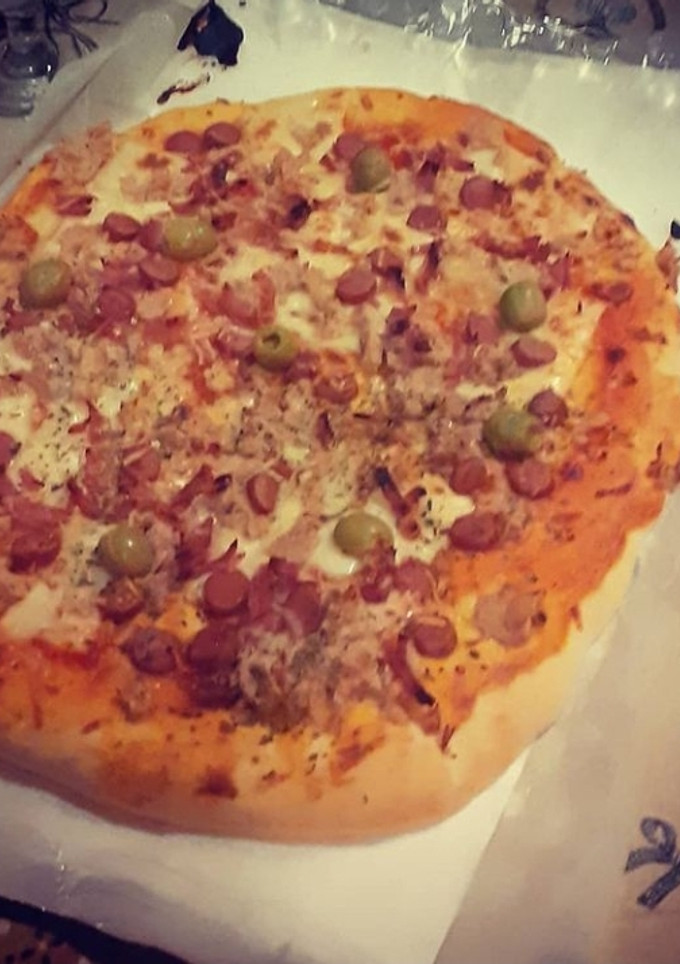 Una foto de Pizza casera