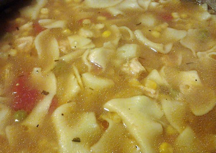 Recipe of Any-night-of-the-week Easy delicious chicken soup.