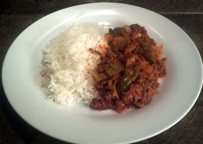 "Ropa vieja" Cuban recipe