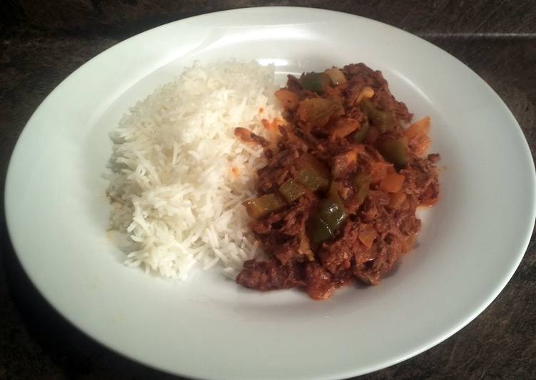 Steps to Prepare Super Quick Homemade &#34;Ropa vieja&#34; Cuban recipe