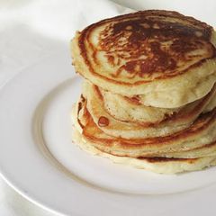 A picture of CINNAMON PANCAKES #BreakfastIdeas.