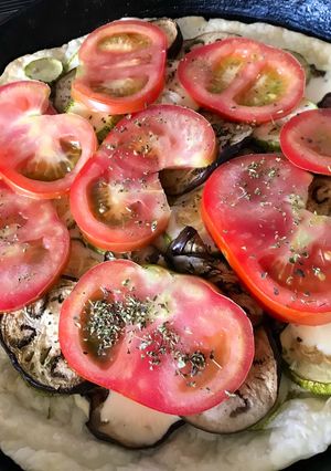 Una foto de Tarta nutritiva de berenjena