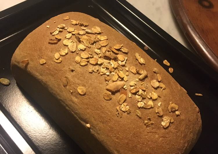 Langkah Mudah untuk Membuat Roti Gandum Empuk 🌾 100% Fluffy Whole Wheat Bread yang Sempurna
