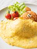 Kawaii♥ Sleeping Bear Omurice(Omelette with Fried Rice)