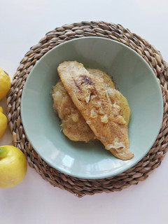 Una foto de Merluza encebollada