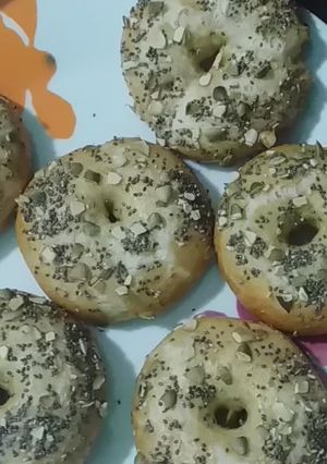 Una foto de Bagels caseros