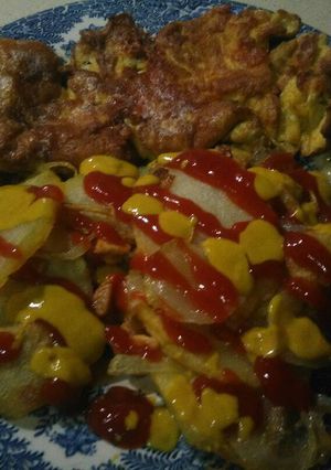 Foto principal de Tortilla toque francés con guarnición