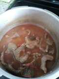 Vuelta de lomo en salsa