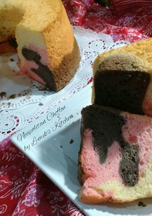 Foto resep Neapolitan Chiffon Cake