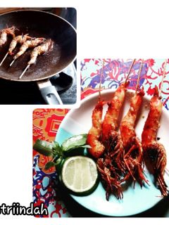 Foto resep Udang bakar kecap 