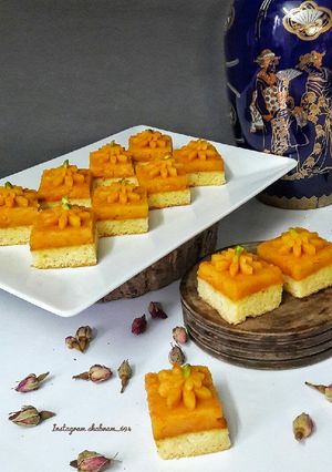 عکسی از دستور کیک حلوا