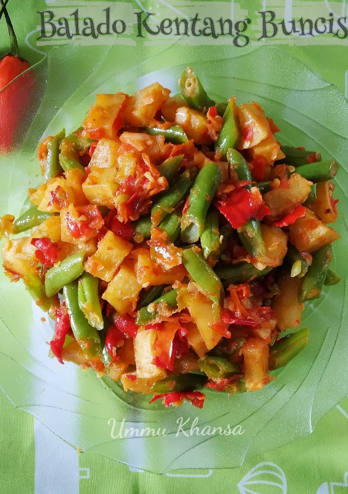 Foto resep Balado Kentang Buncis