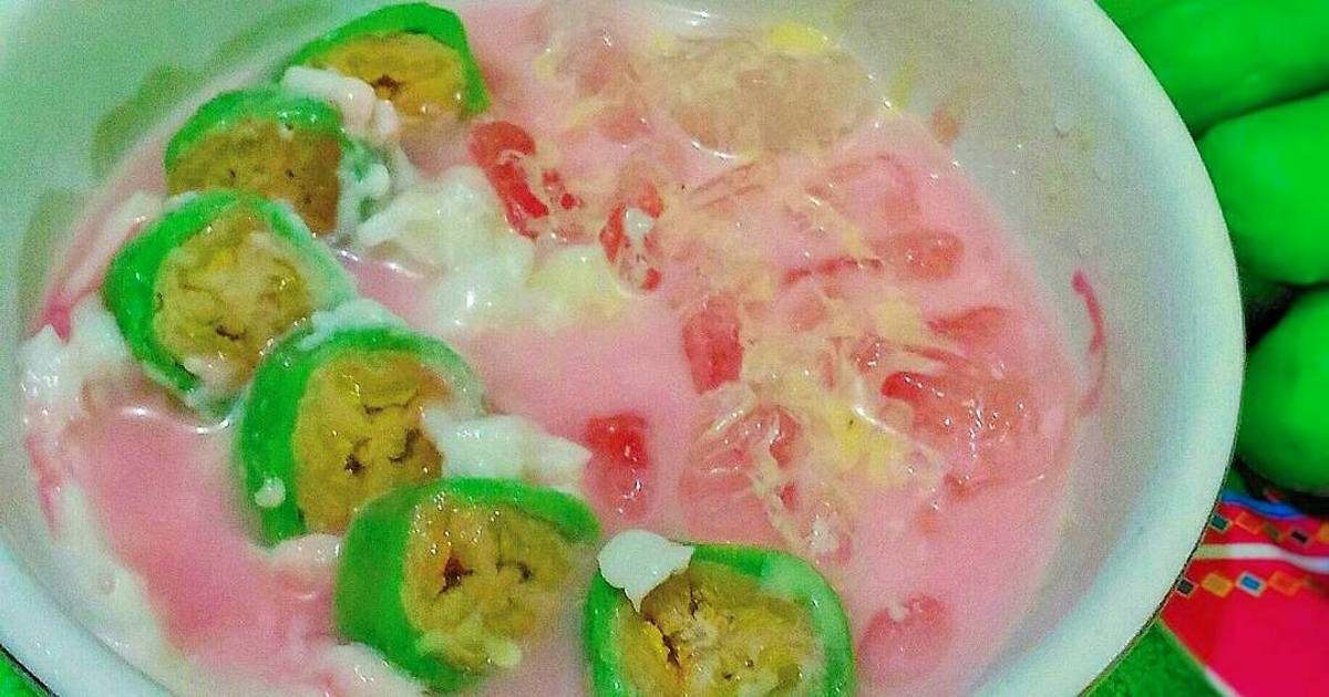 Resep Es  Pisang  Ijo oleh Adelia Sharfina Cookpad