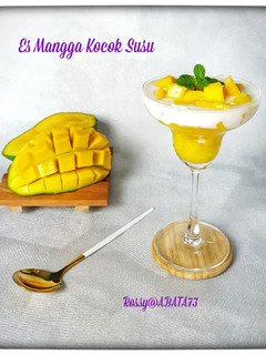 Foto resep Es Mangga Kocok Susu