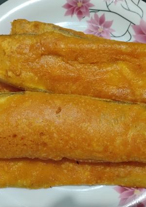 A picture of Banana Bajji.