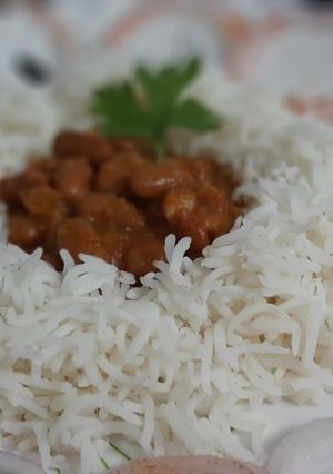 A picture of Rajma Chawal.