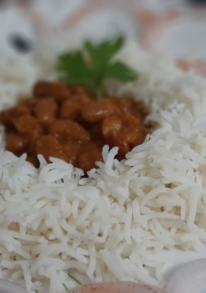 A picture of Rajma Chawal.