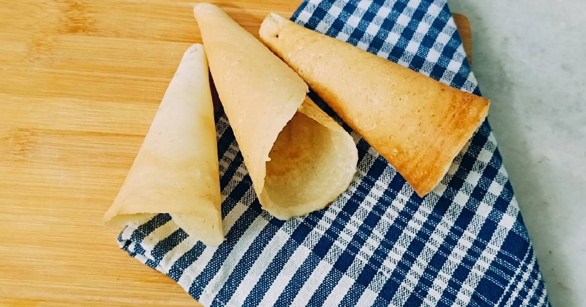 Ice Cream Cone Recipe by Naheed Alam Cookpad