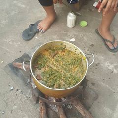 A picture of Vegetable soup.