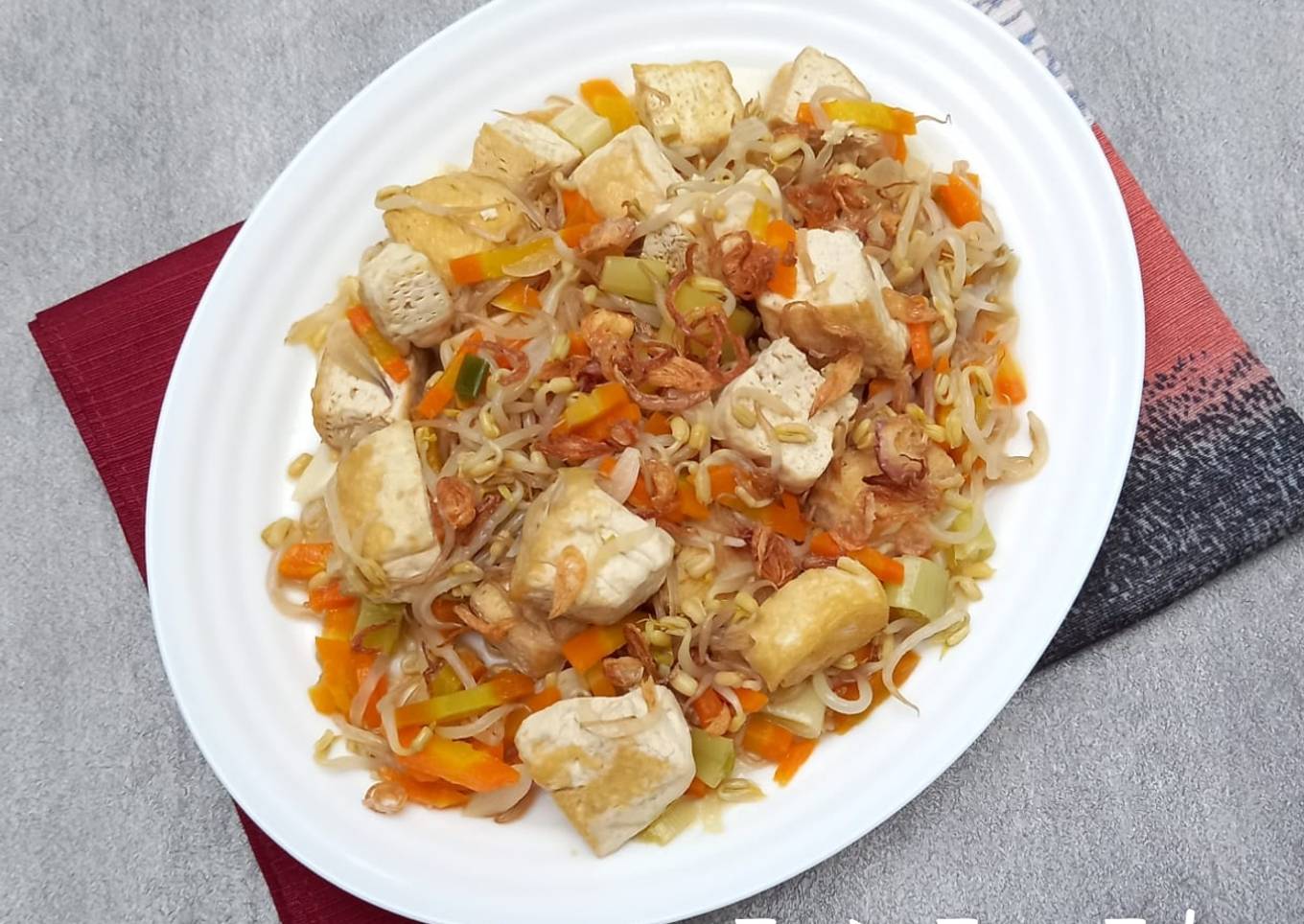 Tumis Toge Tahu