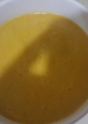 Una foto de Crema de zanahoria