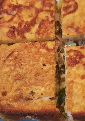 A picture of Cheese pudla sandwich.