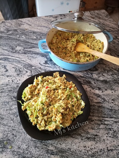 A picture of Veggie scrambled eggs.