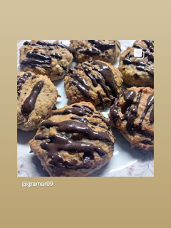 Una foto de Cookies de banana y avena