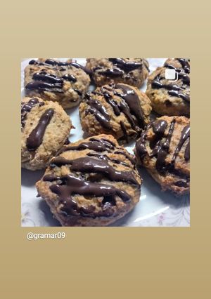 Una foto de Cookies de banana y avena