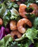 Ensalada con camarón