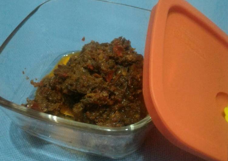 Resep Sambal Roa Gurih Manja yang Bikin Ngiler