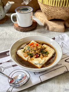 Foto resep Tahu Kukus Siram Kuah Kecap