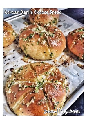 Foto resep Korean Garlic Cheesse Bread (tanpa mixer tanpa ulen)
