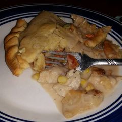 A picture of Cream of Mushroom Chicken Pot Pie.