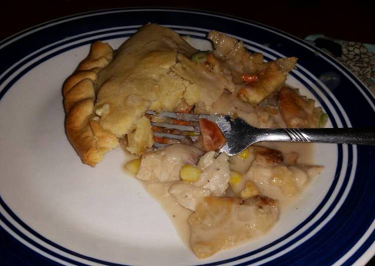 Steps to Make Any-night-of-the-week Cream of Mushroom Chicken Pot Pie