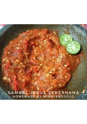 Foto resep Sambal Jeruk Sederhana