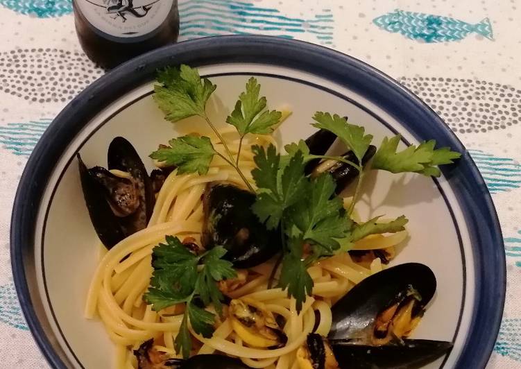 Linguine white alle cozze tarantine 😊