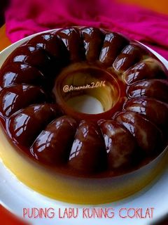 Foto resep Puding Labu Nutrijell Coklat