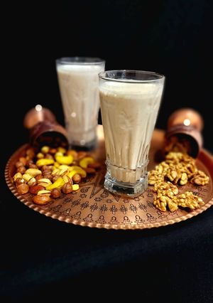عکسی از دستور 🌸شیرموز با شیره خرما🌸