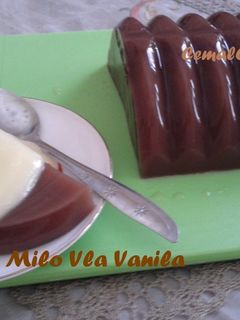 Foto resep PUDING COKLAT MILO VLA VANILA