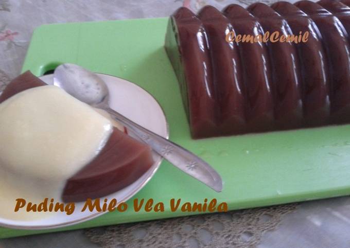 PUDING COKLAT MILO VLA VANILA