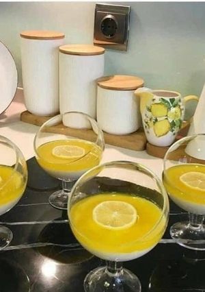صورة لوصفة تحليه مهلبيه بالليمون