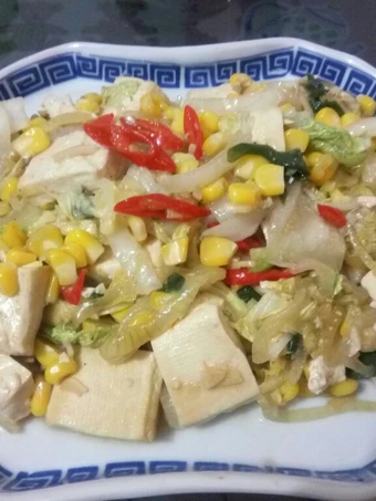 Langkah Mudah untuk Membuat Resep Tumis tahu susu sawi putih yang Enak Banget Anti Ribet, Lezat