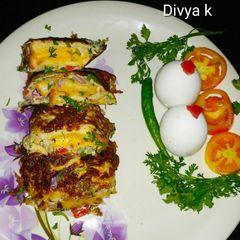 A picture of Bread omelette.